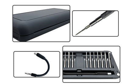 WEITARI Precision Screwdriver Set, 30 in 1 Mini Screwdriver, Screwdriver Bit Sets, Multifunction Precision Screwdriver Kit, Repair Tool Kit for Electronics, Computer, Eyeglass, Phone, Watch